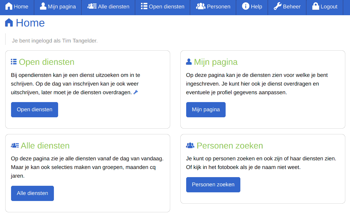 Screenshot - gebruikers - Home