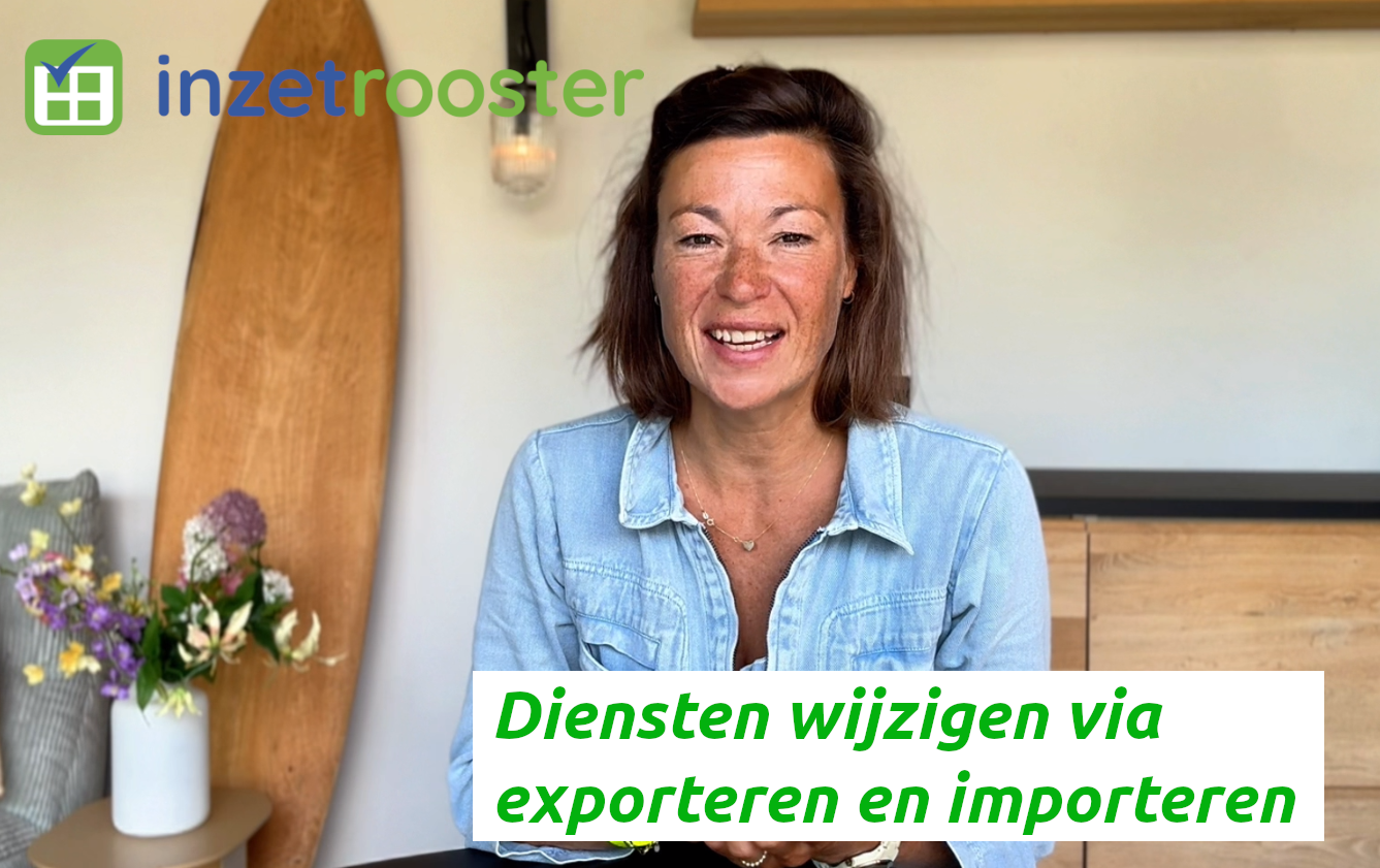 Nieuwe video - Diensten wijzigen via exporteren en importeren