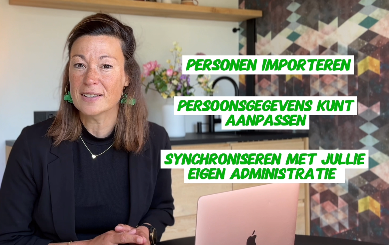 Nieuwe instructievideo - Personen importeren en bijwerken